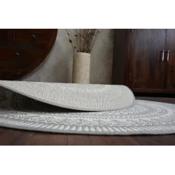 Alfombra redonda de sisal, ideal para habitaciones infantiles