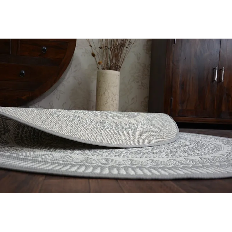 Alfombra redonda de sisal, ideal para habitaciones infantiles
