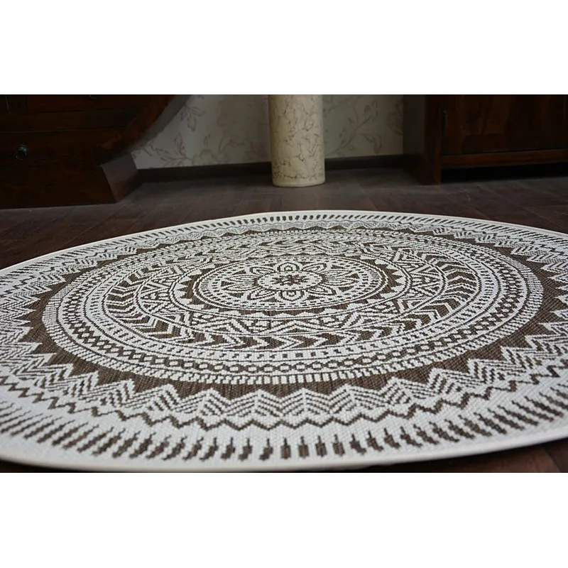 Alfombra redonda de sisal, una excelente opción para la habitación infantil, Alfombras De Sisal Con Tejido Plano