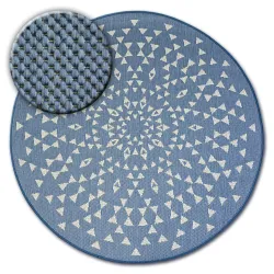 Alfombra de cuerda sisal FLAT círculo 48715/591 Vidriero