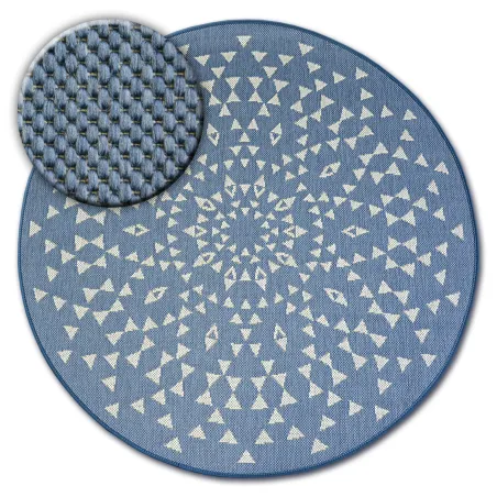 Alfombra redonda de sisal, diseño colorido, perfecta para decorar cualquier espacio