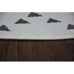 Alfombra de sisal con diseño de vidrio, perfecta para la habitación infantil
