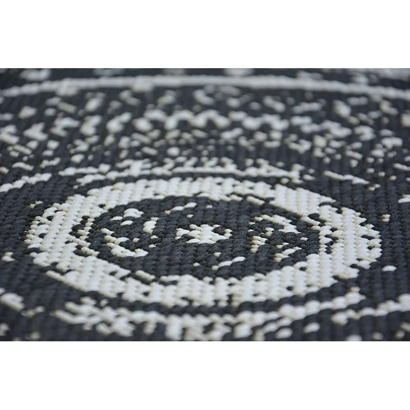 Alfombra redonda de sisal, perfecta para el jardín, elegante y duradera