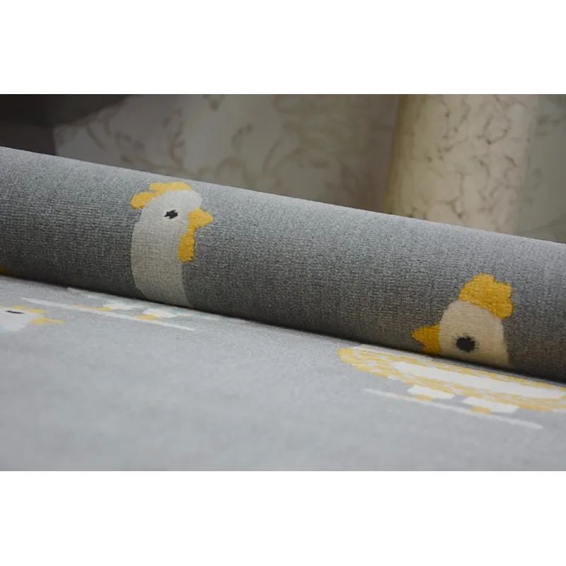 Alfombra con diseño de animales, perfecta para habitaciones infantiles o guarderías