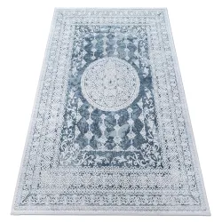 Alfombra acrílica VALENCIA 2328 ORNAMENT azul/marfil