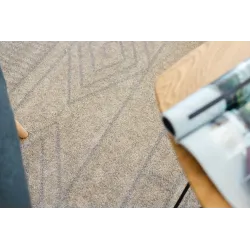 Alfombra SOFT 8040 en tonos beige, ideal para interiores modernos