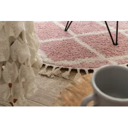 Alfombra de estilo bohemio, perfecta para decorar habitaciones infantiles