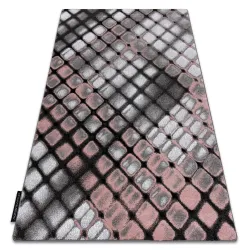 Alfombra INTERO REFLEX 3D enrejado rosado