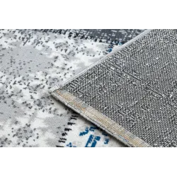 Alfombra suave con diseño patchwork, agradable al tacto