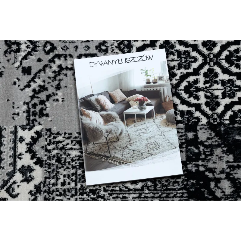 Alfombra vintage gris, ideal para un diseño de interiores moderno