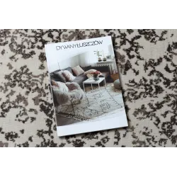 Alfombra vintage elegante beige, ideal para decoraciones clásicas