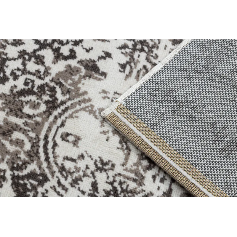Alfombra vintage suave beige, perfecta para dormitorios