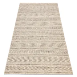 Alfombra DE CUERDA SISAL BOHO 46209651 Rayas beige