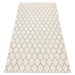 Alfombra CUERDA SISAL BOHO 46211061 Trébol cuadros beige