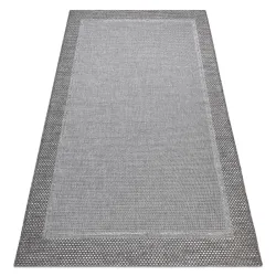 Alfombra DE CUERDA SISAL BOHO 46201575 Marco gris