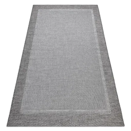 Dywan SZNURKOWY SIZAL BOHO 46201575 Ramka szary