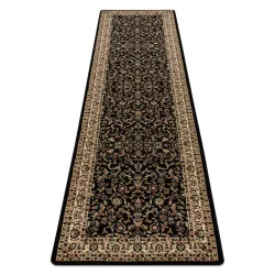 Alfombra, Pasillo ROYAL ADR motivo 1745 negro para entrada, pasillo