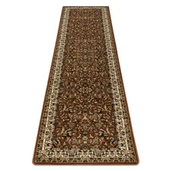 Alfombra, Pasillo ROYAL ADR diseño 1745 marrón para recibidor, pasillo