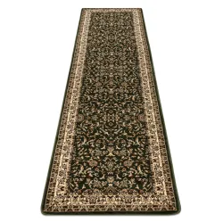 Alfombra, Pasillo ROYAL ADR diseño 1745 verde para recibidor, pasillo