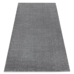 Alfombra SOFT 2485 llanura color sólido gris