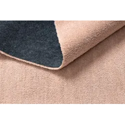 Alfombra suave y lavable LATIO 71351200 salmón, cómoda al tacto