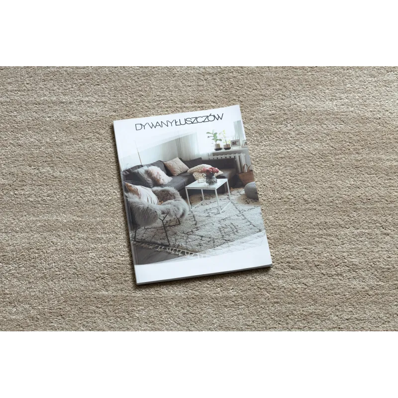 Alfombra moderna SOFT 6460 T70 13 en elegante color blanco