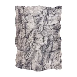 Alfombra TINE 75417A Roca, piedra - moderna, forma irregular crema / gris