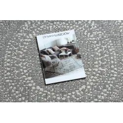Alfombra circular de sisal gris, un elegante complemento para el salón