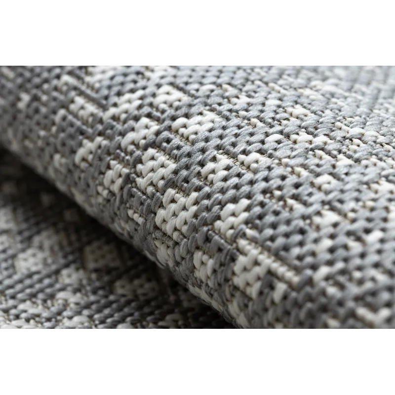 Alfombra de sisal gris, perfecta para la habitación de los niños