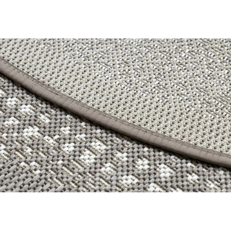 Alfombra de sisal de alta calidad en beige, perfecta para interiores elegantes