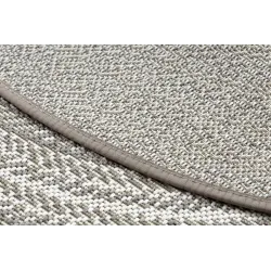 Alfombra redonda de sisal, suave al tacto, elegante estilo boho
