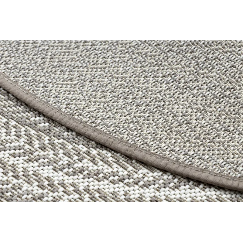 Alfombra redonda de sisal, suave al tacto, elegante estilo boho