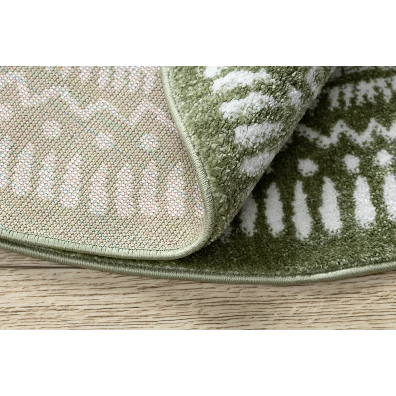 Alfombra FUN Napkin verde, ideal para jardín o terraza
