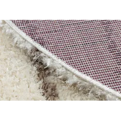 Alfombra FLUFFY 2371 suave para la habitación infantil en beis