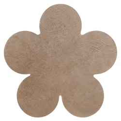 Alfombra de lavado moderna SHAPE 3106 Flor shaggy - beige felpa, gruesa antideslizante