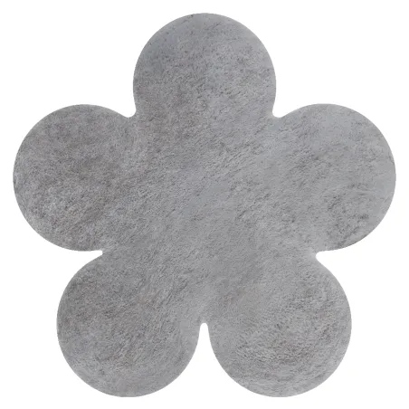 Alfombra moderna Shaggy gris, antideslizante y lavable, ideal para el salón