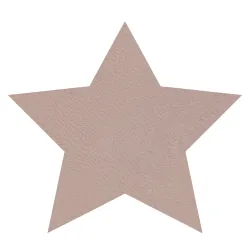 Alfombra de lavado moderna SHAPE 3148 Estrella shaggy - rubor rosado felpa, gruesa antideslizante