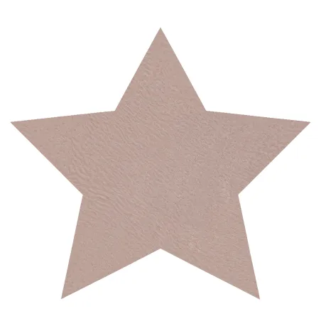 Alfombra de lavado moderna SHAPE 3148 Estrella en rubor rosado, antideslizante