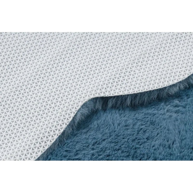 Alfombra de felpa azul, para sala de estar o dormitorio