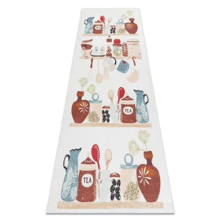 Alfombra lavable ANDRE 1299, antideslizante, ideal para la cocina