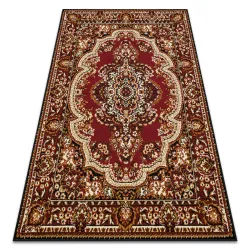 Alfombra BCF Morad PRIMAVERA Ornamento, clásico - burdeos