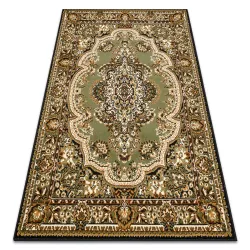 Alfombra BCF Morad PRIMAVERA Ornamento, clásica - verde oliva