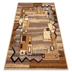 Alfombra BCF Morad BORDE clásica - beige