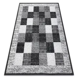 Alfombra BCF Morad RAFIA Rectángulos, geométrica - gris