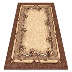 BCF Morad Krys flores alfombra clásica - marrón