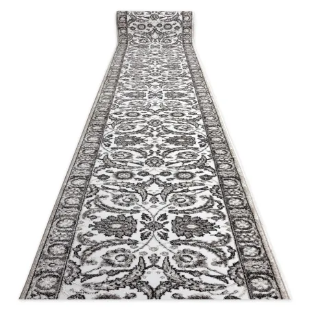 Alfombra de pasillo MATEO 8037/944 estructural gris y beige, alfombra clásica