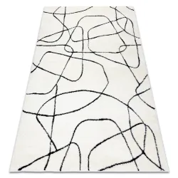 Alfombra moderna MODE 8522 abstração crema / negro