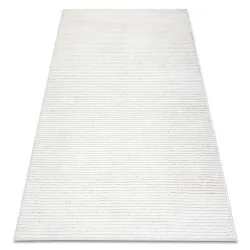 Alfombra moderna MODE 00052 líneas, geométrico crema
