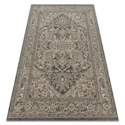 Alfombra LEGEND 468 10 GB500 de lana OSTA - Roseta, marco exclusivo gris / beige