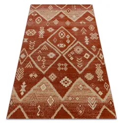 Alfombra LEGEND 468 15 GB300 de lana OSTA - Boho, exclusiva rojo / beige